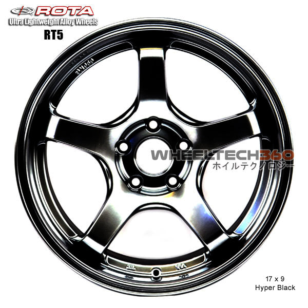 ROTA Wheel RT5-R (17x9, 5x114.3+42mm, 73mm Hub)