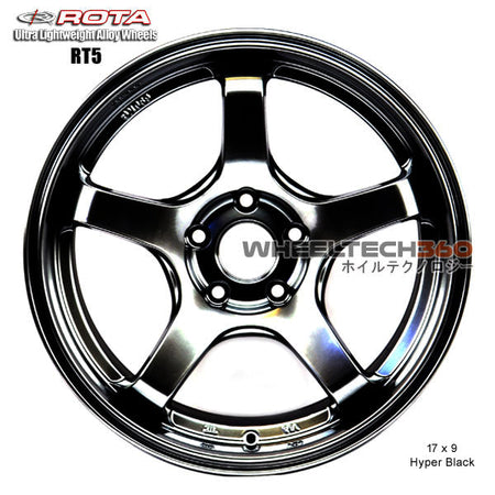 ROTA Wheel RT5-R (17x9, 5x100+42mm, 73mm Hub)