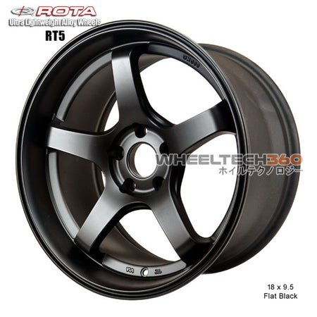 ROTA Wheel RT5-R (18x9.5, 5x100+44mm, 73mm Hub)