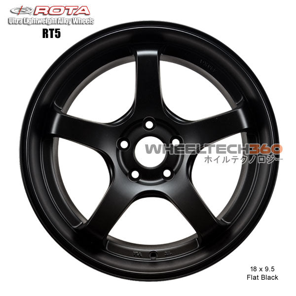 ROTA Wheel RT5-R (18x9.5, 5x114.3+30mm, 73mm Hub)