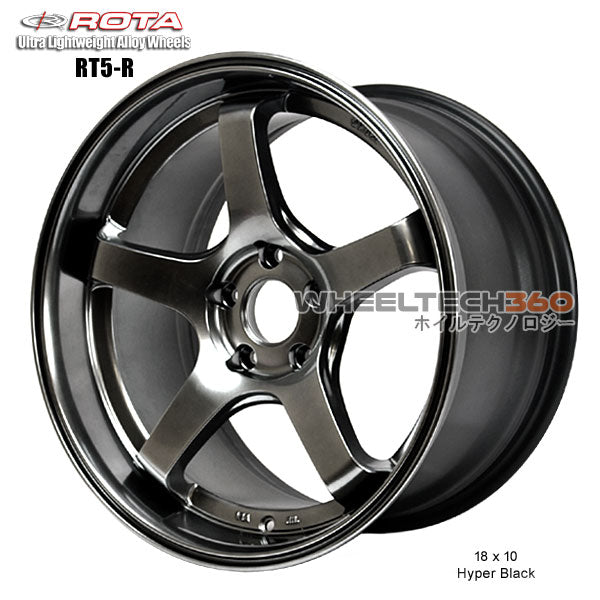ROTA Wheel RT5-R (18x10, 5x114.3+30mm, 73mm Hub)