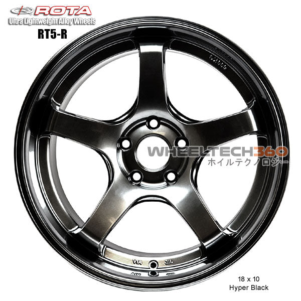 ROTA Wheel RT5-R (18x10, 5x114.3+30mm, 73mm Hub)