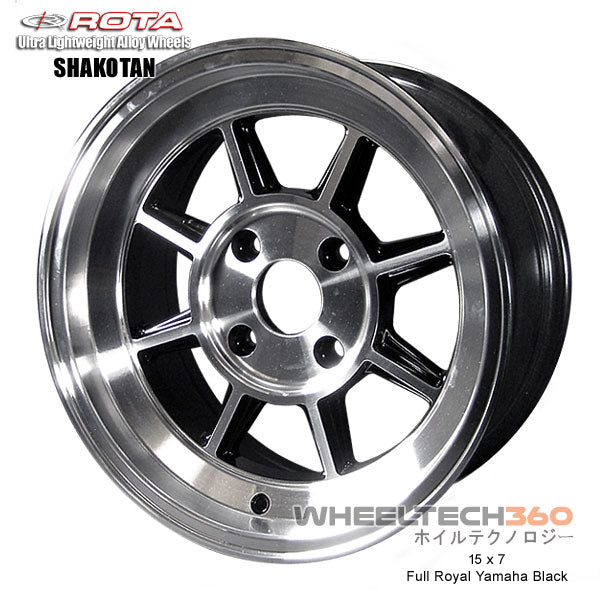 ROTA Wheel Shakotan (15x7, 4x114.3+15mm, 73mm Hub)
