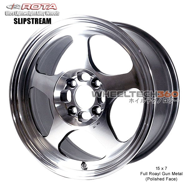 ROTA Wheel Slipstream (15x7, 4x100+40mm, 56.1mm Hub) 