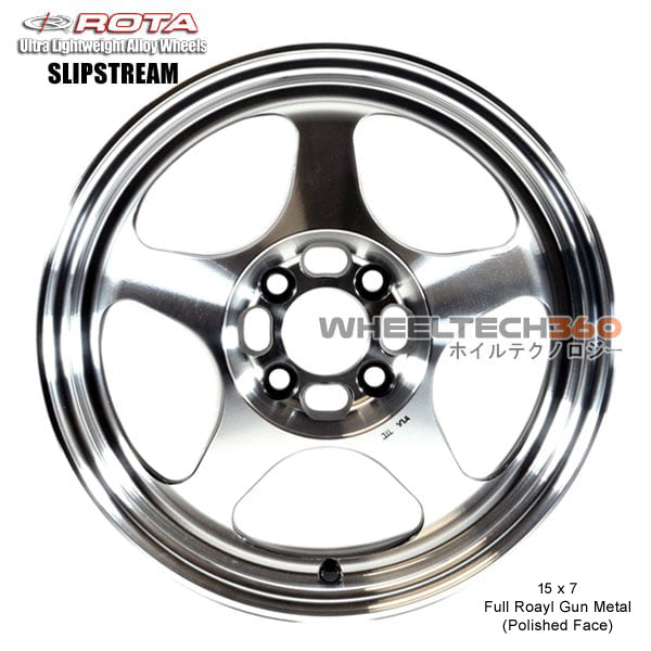 ROTA Wheel Slipstream (15x7, 4x100+40mm, 67.1mm Hub)