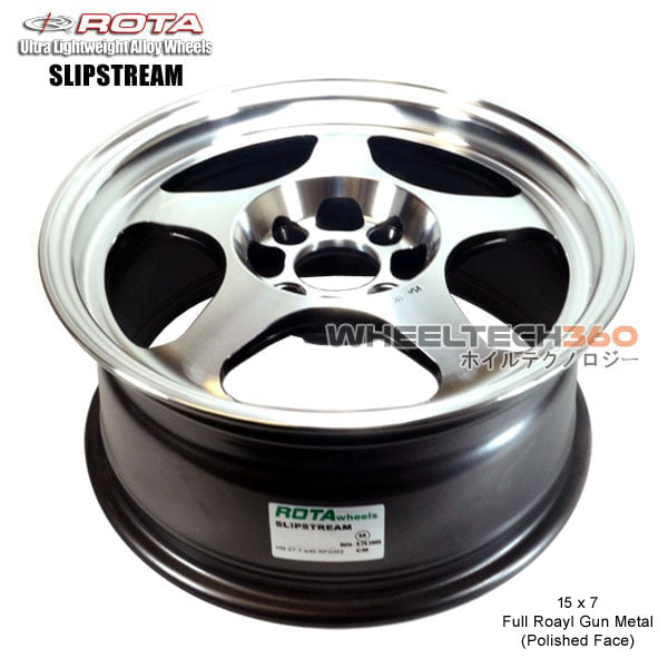 ROTA Wheel Slipstream (15x7, 4x100+40mm, 56.1mm Hub) 