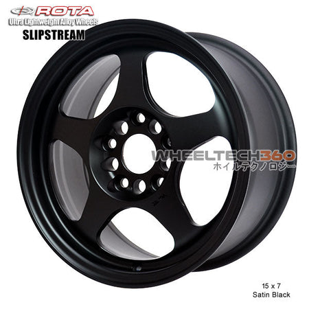 ROTA Wheel Slipstream (15x7, 5x114.3+40mm, 73mm Hub) 