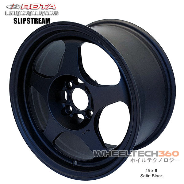 ROTA Wheel Slipstream (15x8, 4x100+40mm, 67.1mm Hub)