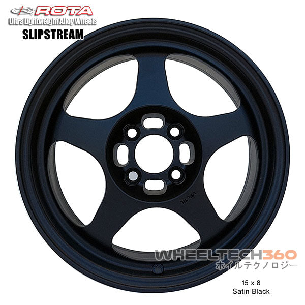 ROTA Wheel Slipstream (15x8, 4x100+40mm, 67.1mm Hub)