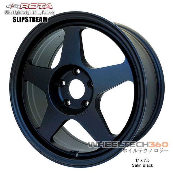 ROTA Wheel Slipstream (17x7.5, 5x114.3+45mm, 73mm Hub)