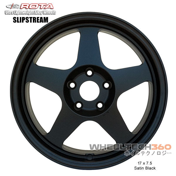 ROTA Wheel Slipstream (17x7.5, 5x114.3+45mm, 73mm Hub)