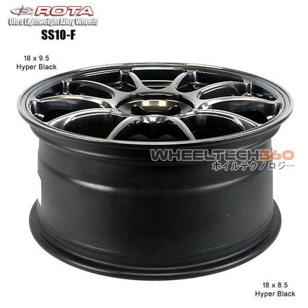 ROTA Wheel SS10-F (18x8.5, 5x114.3+44mm, 73mm Hub)
