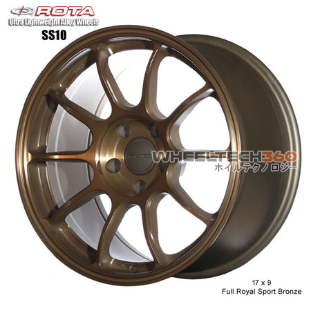 ROTA Wheel SS10-R (17x9, 5x100+42mm, 73mm Hub)