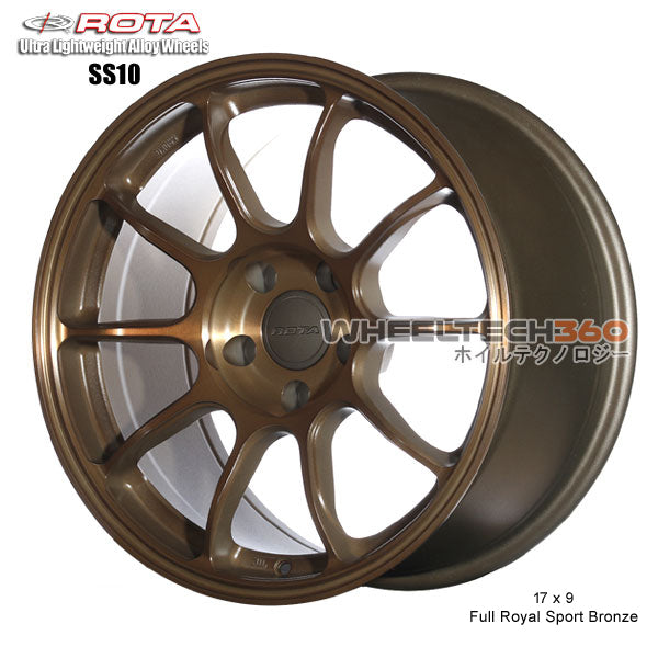 ROTA Wheel SS10-R (17x9, 5x114.3+25mm, 73mm Hub)