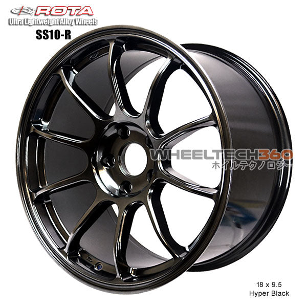 ROTA Wheel SS10-R (18x9.5, 5x100+38mm, 73mm Hub)