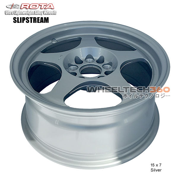 ROTA Wheel Slipstream (15x7, 5x100+35mm, 57.1mm Hub) Silver