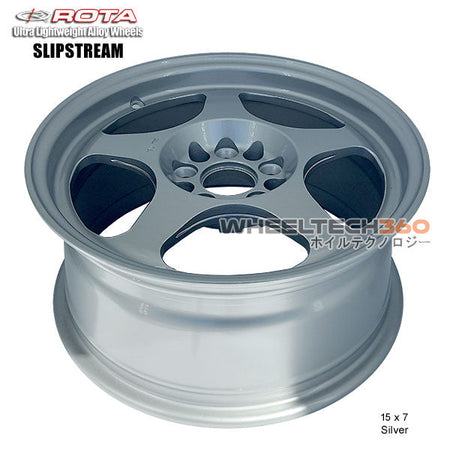 ROTA Wheel Slipstream (15x7, 5x100+35mm, 57.1mm Hub) Silver