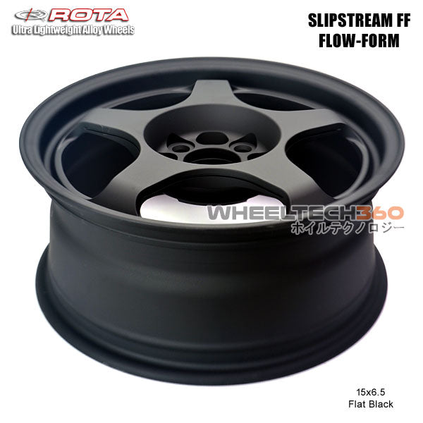 ROTA Wheel Slipstream Flow-Form (15x6.5, 4x100+35mm, 67.1mm Hub)