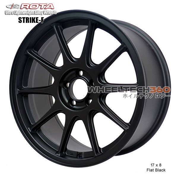 ROTA Wheel Strike (17x8, 5x100+40mm, 73mm Hub)