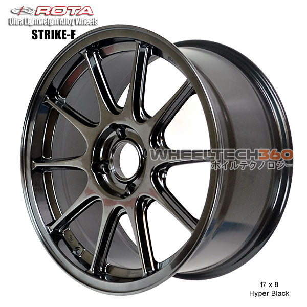 ROTA Wheel Strike (17x8, 4x108+40mm, 73mm Hub)