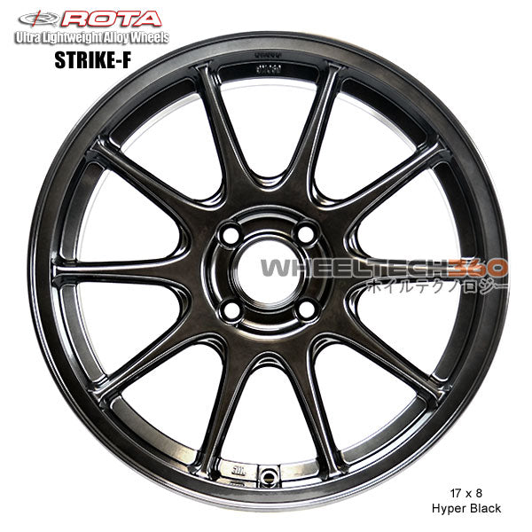 ROTA Wheel Strike (17x8, 4x108+40mm, 73mm Hub)