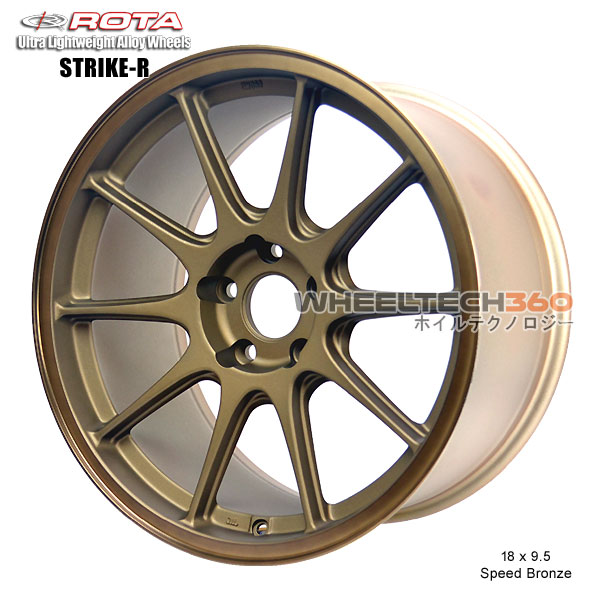 ROTA Wheel Strike (18x9.5, 5x114.3+38mm, 73mm Hub)