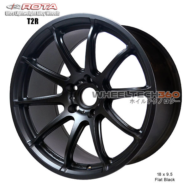 ROTA Wheel T2R (18x9.5, 5x112+42mm, 57.1mm Hub)