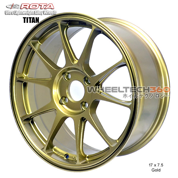 ROTA Wheel Titan (17x7.5, 4x108+40mm, 63.3mm Hub)