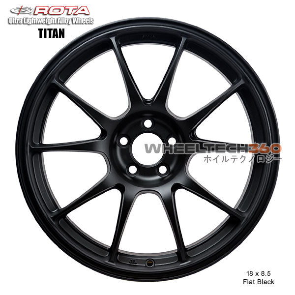 ROTA Wheel Titan (18x8.5, 5x100+44mm, 73mm Hub)