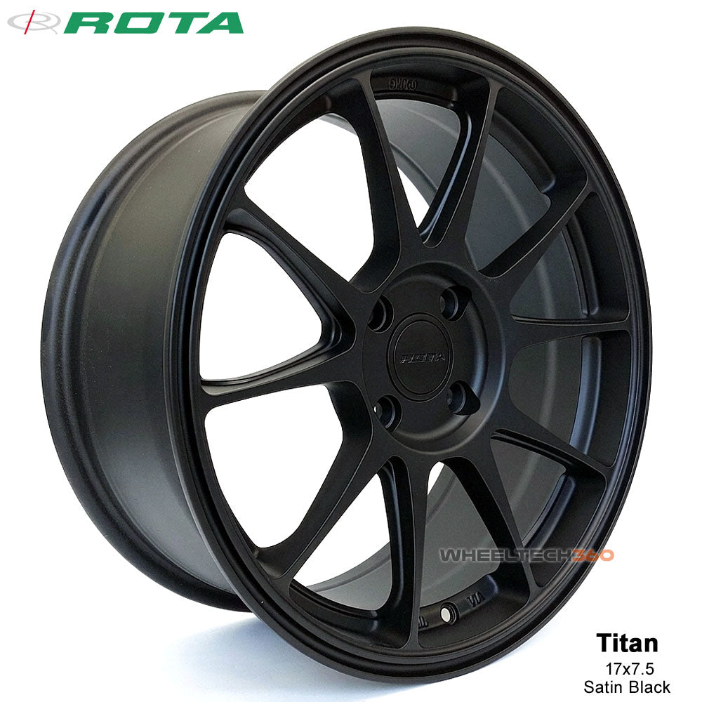 ROTA Wheel Titan (17x7.5, 4x108+40mm, 63.3mm Hub)|Rota Rims