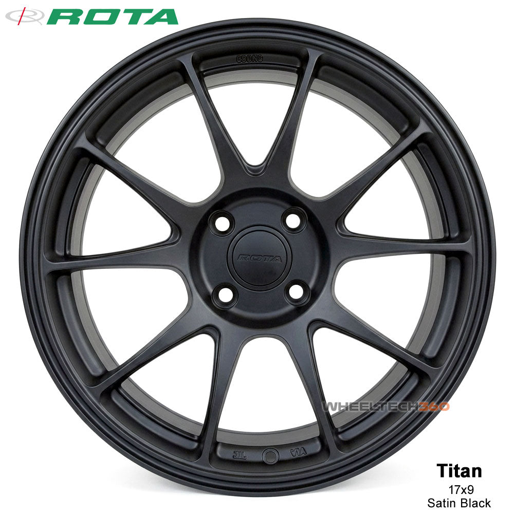 ROTA Wheel Titan (17x9, 4x100+42mm, 67.1mm Hub) |Rota Rims