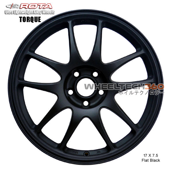 ROTA Wheel Torque (17x7.5, 5x100+48mm, 56.1mm Hub)