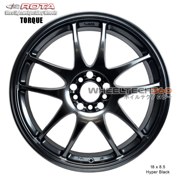 ROTA Wheel Torque (18x8.5, 5x100+40mm, 73mm Hub)