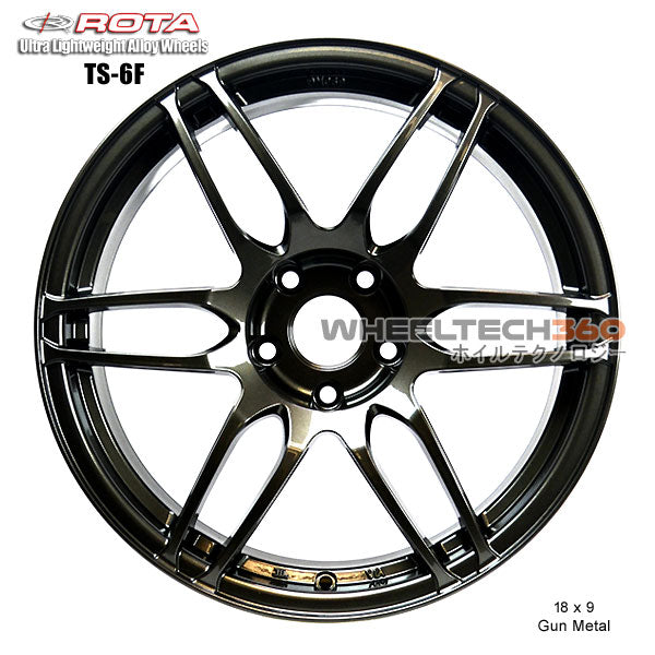 ROTA Wheel TS-6F (18x9, 5x114.3+40mm, 73mm Hub)