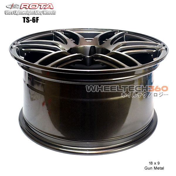 ROTA Wheel TS-6F (18x9, 5x114.3+40mm, 73mm Hub)