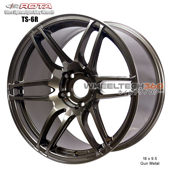 ROTA Wheel TS-6R (18x9.5, 5x114.3+30mm, 73mm Hub)