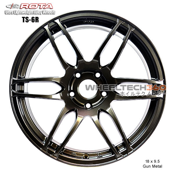 ROTA Wheel TS-6R (18x9.5, 5x114.3+30mm, 73mm Hub)