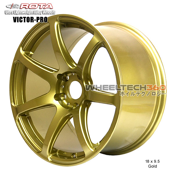 ROTA Wheel Victor-Pro (18x9.5, 5x114.3+38mm, 73mm Hub)|Rota Rims