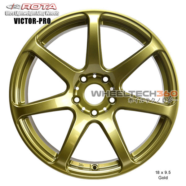 ROTA Wheel Victor-Pro (18x9.5, 5x114.3+38mm, 73mm Hub)