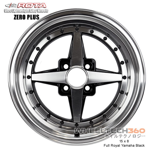 ROTA Wheel Zero Plus (15x8, 4x100+20mm, 67.1mm Hub)