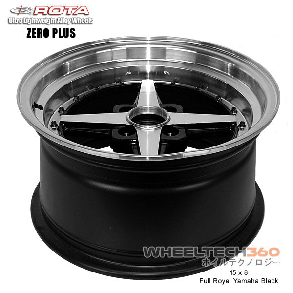 ROTA Wheel Zero Plus (15x8, 4x114.3+0mm, 73mm Hub)